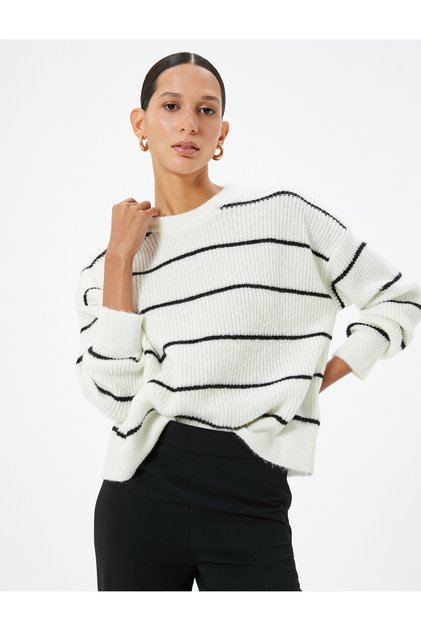 Knitwear Sweater Long Sleeve Round Neck Soft Textured