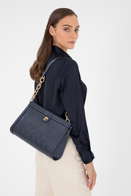 Navy Women's Shoulder Bag 05PO24K1982