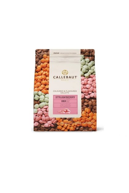 Çilekli Strawberry Drop Çikolata 2.5 KG