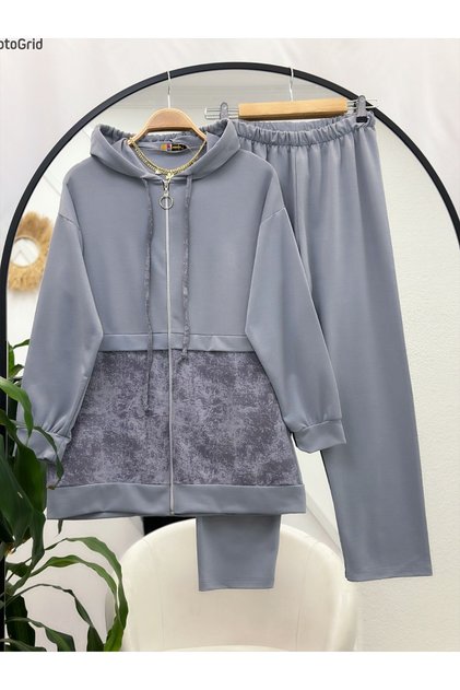 Hooded Pocket Double Set
