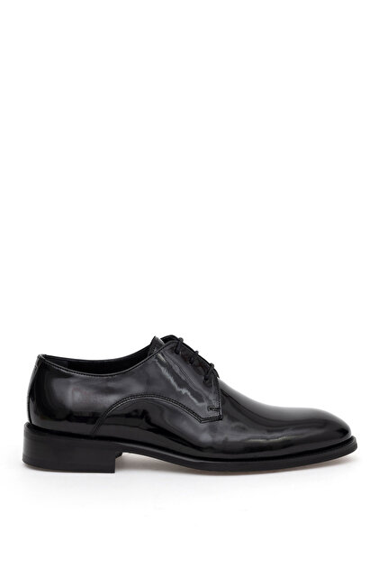 Black Microlight Sole 100% Leather Tuxedo Shoes 50287550-Vr046