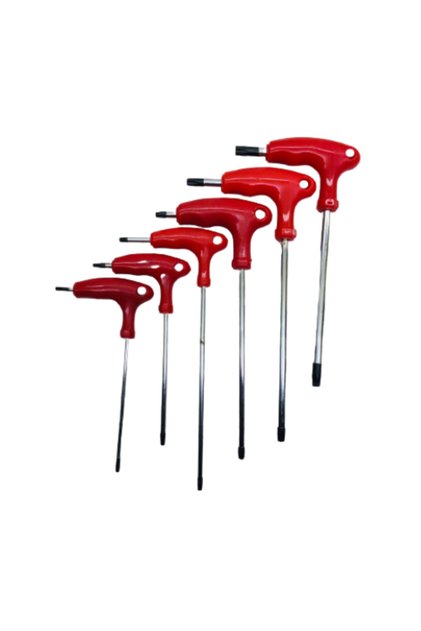 Tas006 T Tipi Torx Allen Anahtar Takımı Seti 6 Parça