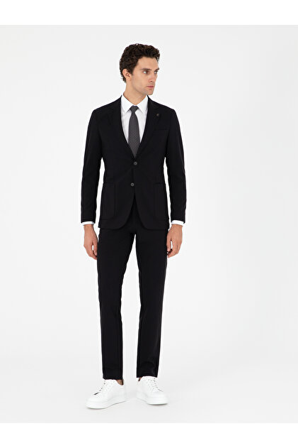 Siyah Slim Fit Takım Elbise 50296939-VR046