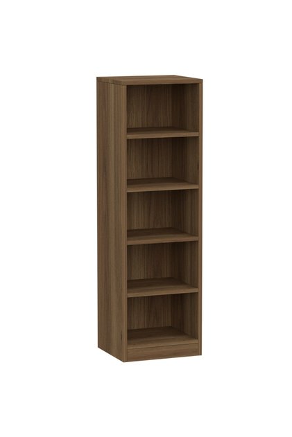 Wooden Storage Display Shelves 5-Tier Freestanding, Zabrano