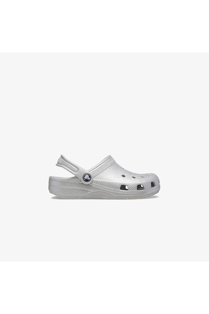 Classic Glitter T Bebek Gri Terlik