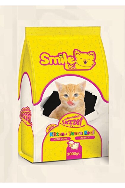 SMILE Cat Kuzu Etli Yavru Kedi Maması 1000 gr - Fiyatı, Yorumları