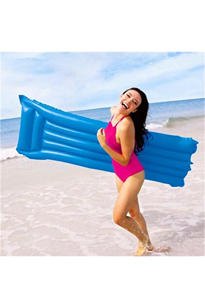Bestway JİLONG Mavi Şişme Deniz Yatağı 183X69CM Havuz Yatağı 44007