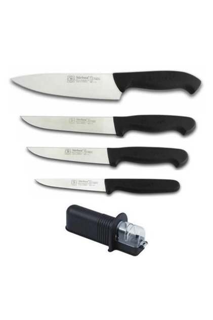 5 Parça Siyah Şef Bıçak Seti SET3