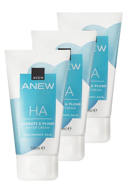 Anew Plump Appearance Water Based Cream with Hyaluronic Acid 50 Ml. Triple Set