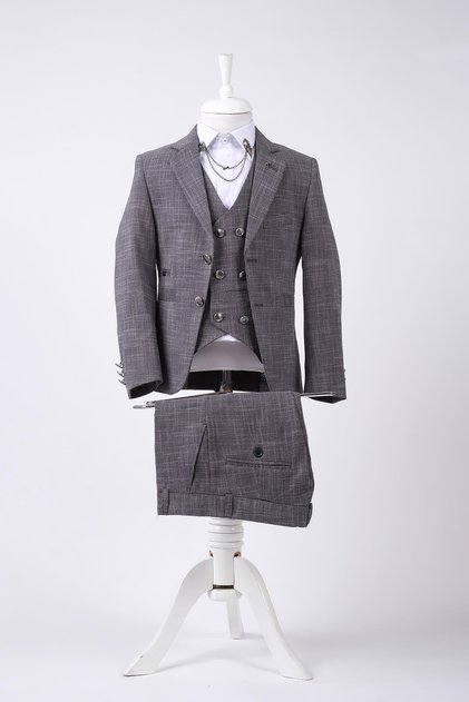 Slim Fit Boy's Suit Three Pieces/No Shirt_Mnvs2236