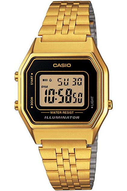 Casio LA680WGA-1D Kol Saati Kadın Dijital Retro Gold Fiyatı