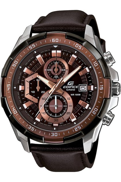 Efr-539l-5avudf Edifice Erkek Deri Kayışlı Saat