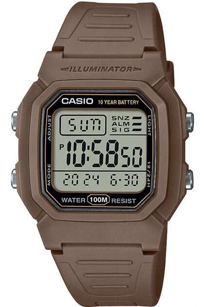 CASIO SLIM WATCH analog-digital 腕時計 Casio W-800H-5AVDF ERKEK KOL SAATİ - Fiyatı, Yorumları