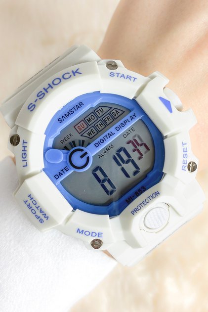 Alarm-Light-Stopwatch-5 Atm Waterproof-Gift Children's Wristwatch