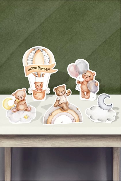 Teddy Bear Themed * Table Top Set (paper)