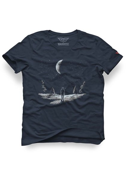 Unisex Design Tshirt Night and Stars Design T-Shirt - Original Quality Tee Planet t Shirt