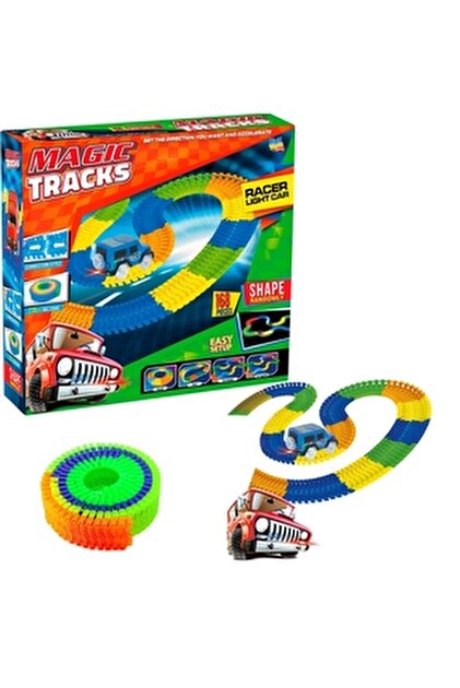 DODBY Magic Trucks 168 Parça Raylı Pist - Raylı Araç Oyuncak