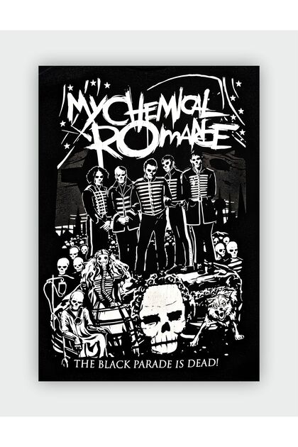 My Chemical Romance - The Black Parade is Dead! Rock Müzik Duvar Posteri - Kalın Kağıt - Çerçevesiz