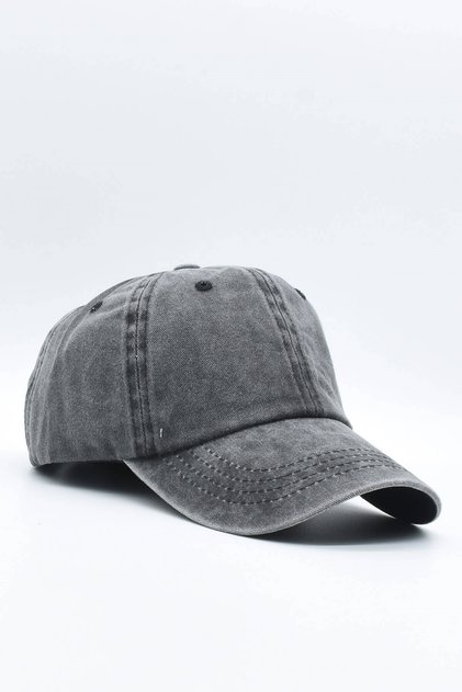 Vintage Fabric Cotton Black Women's Hat Cap