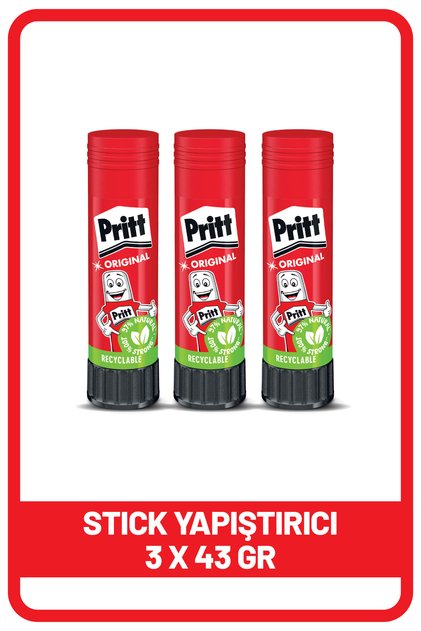 Stick Yapıştırıcı 43gr Büyük Boy - (3 ADET)