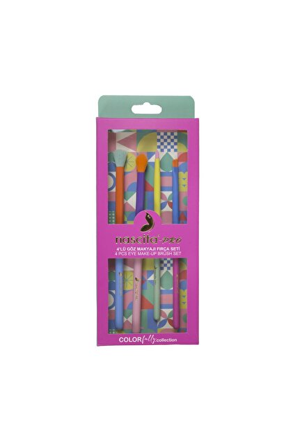 Nascita Colorfully Collection 4lü Göz Makyaj Fırça Seti - 133