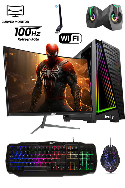 IZOLY Zyra X I5-750 8gb 512gb Ssd Gt740 4gb 24'' Oyuncu Masaüstü