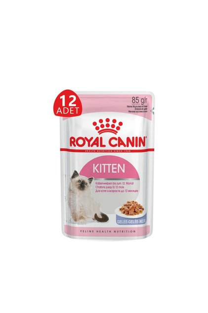 Kitten Jelly Yavru Kedi Konservesi 12 Adet 85 gr