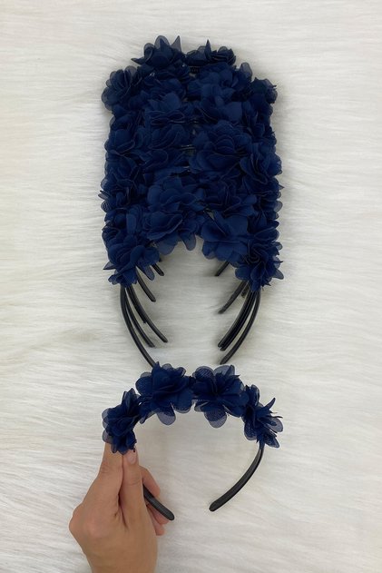 Navy Blue Bridal Bridesmaid Crown (Plastic), Henna Night, Bachelorette Party, Bride to Be, Wedding, Circumcision