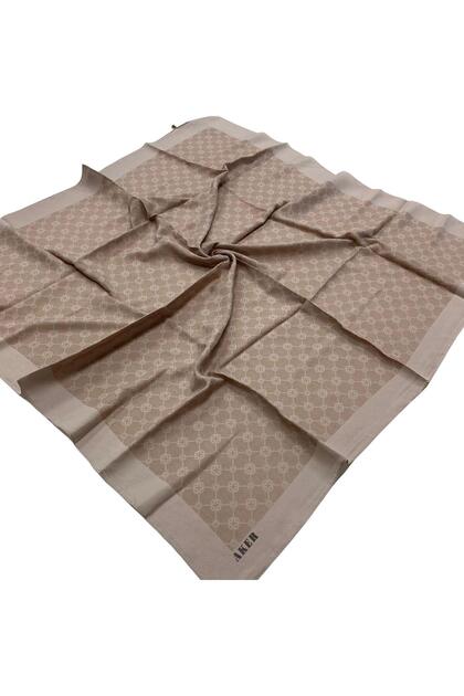 Elegance Mink Monogram Scarf1090500-983