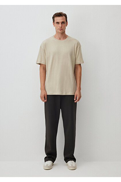 Mavi Gri Tencel Tm Lyocell Basic Tişört Loose Fit / Bol Rahat