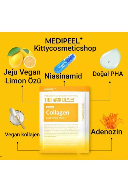 Medi-Peel Vegan Vitamin Collagen Brightening Mask - 1 Piece