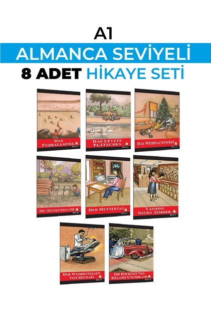 German Story A1 Level 8-Piece Set (Caracot Can Read)