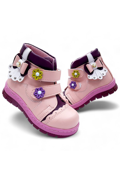 Orthopedic Fur / Fleece Baby Girl and Children's Boots Klsbepa2304