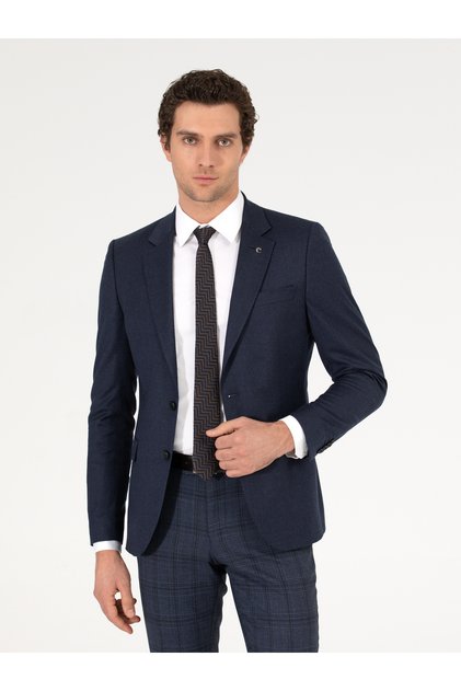 Lacivert Slim Fit Ceket 50258858-VR033
