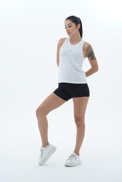 Flex Air - White Comfortable Cut Women's Sports Tank Top