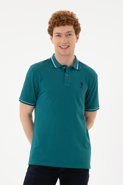 Men's Dark Green Basic T-Shirt 50284639 -Vr101