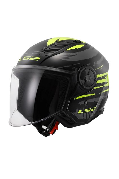 AIRFLOW 2 BRUSH SİYAH-NEON SARI KASK