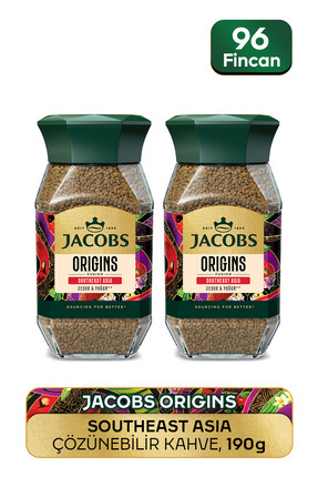 Jacobs Origin Brazil Granül Kahve Cam Kavanoz 95 gr X 2 Adet