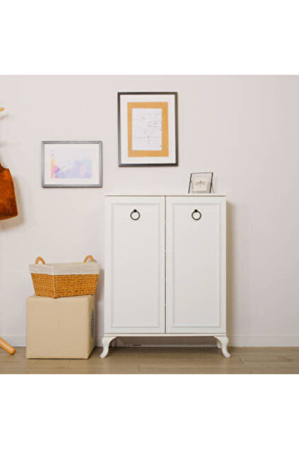 Lakewood A−14CP（美品） Adore Mobilya Country Çok Amaçlı Dolap-Mat Lake Beyaz 80x108x34 cm