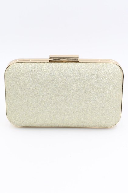 064 270km Sand Glitter Evening Dress Bag