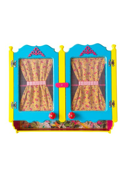 Ayshehome Ahşap Tel Dolap Terek