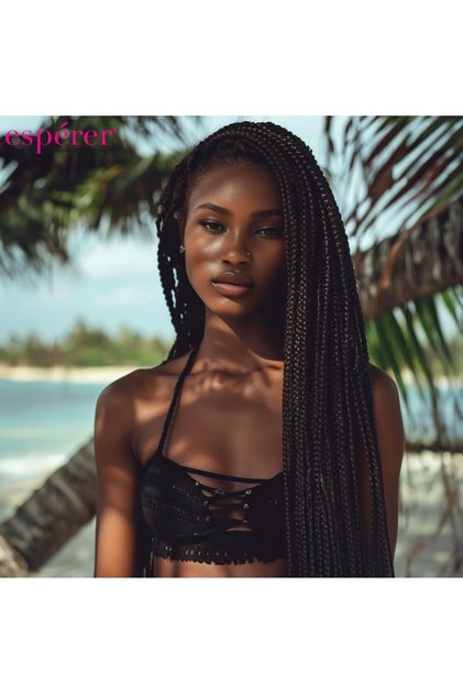 Afrika Örgüsü Zenci örgüsü yapmak için Sentetik Örgülük saç.1 saça 2-3 paket gitmektedir