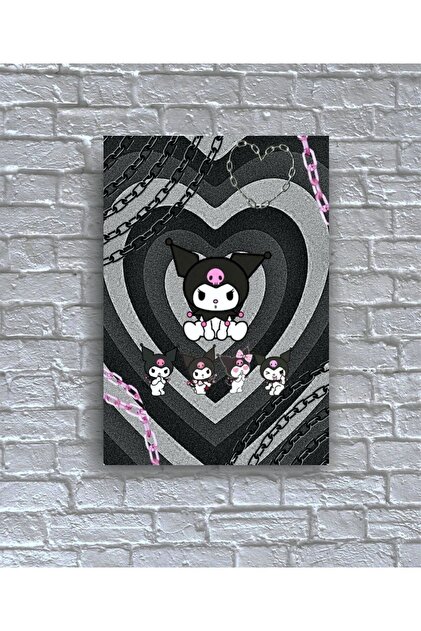 icase Kuromi Melodi Poster duvar süsü dekor Kapı Süsü Konsept