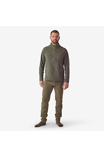Decathlon Solognac Erkek Polar İçlik - Yeşil - Avcılık ve Doğa