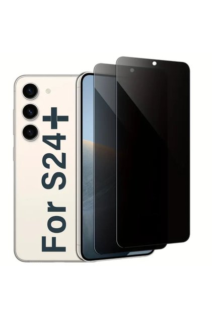 Samsung Galaxy S24 Plus / S25 Plus Hayalet Ekran Koruyucu Tam Kapatan Gizli Tamperli Cam