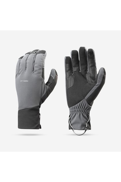 Yetişkin Rüzgar Kesen Dokunmatik Outdoor Trekking Eldiveni - Gri - Mt900