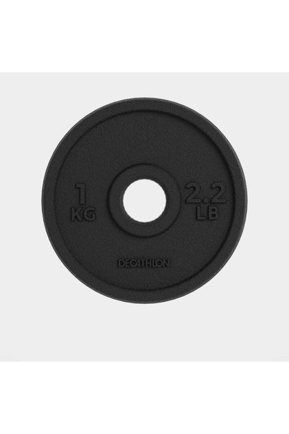 Domyos Kas Geliştirme Ağırlık Seti - 1 Kg/28 Mm - %80 Geri Dönüştürülmüş Dökme Demir