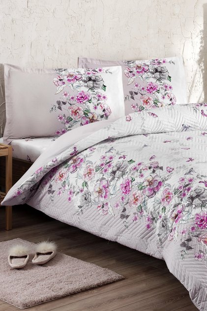 Mariposa Single Quilted Duvet Cover Set