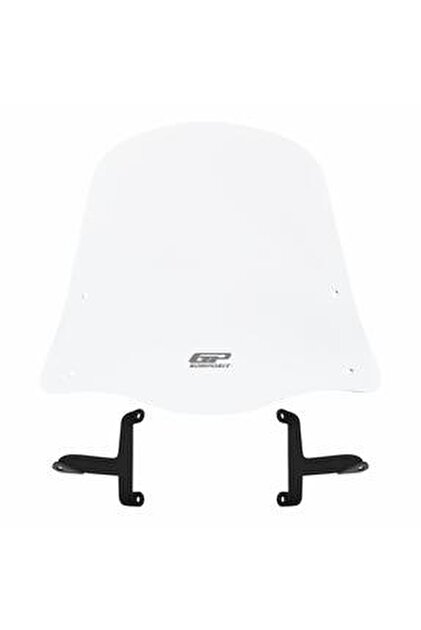 GP KOMPOZİT Scooter Universal Kısa Ön Cam Şeffaf 42 cm - Fiyatı