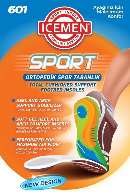 601 - Full Ortopedik Ayakkabı Tabanlık / Spor Ayakkabı Tabanlığı